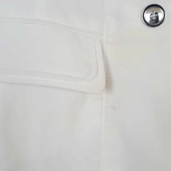 COLE DANIEL WHITE BLAZER, SIZE 8 - Picture 3 of 6